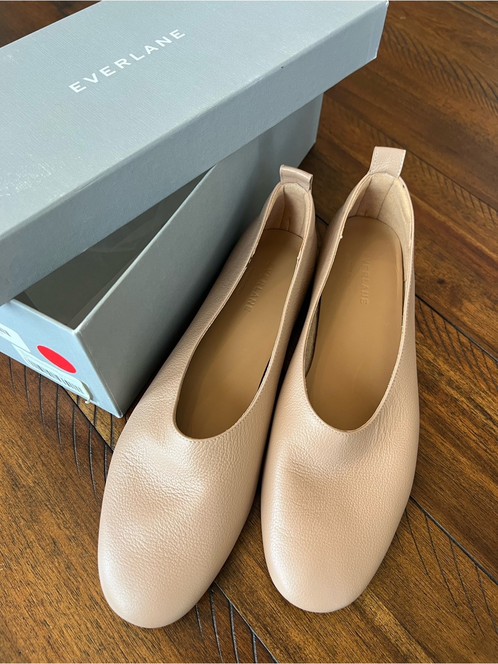 Everlane Women’s Leather Ballet Flats — Blush